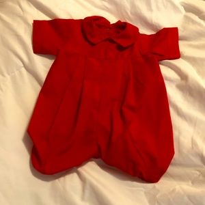 Red 9 Month Infant Boy Outfit Great for Christmas